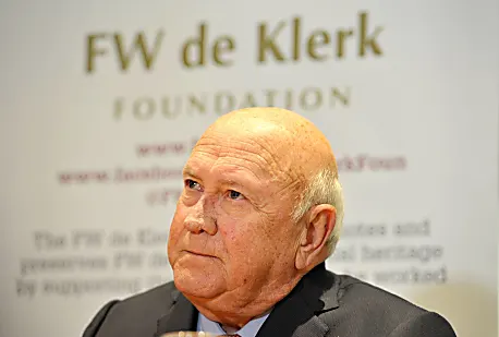 FW de Klerk turns 85, announces he has cancer
