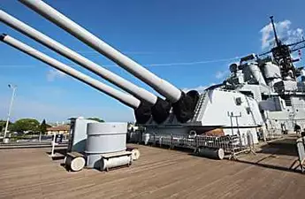 The U.S. military brought this battleship back from the dead for one more war...