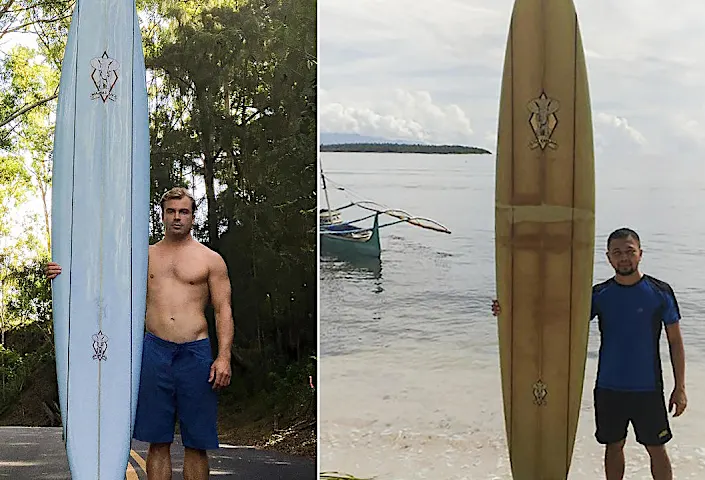 Lost at sea: surfboard drifts 8,000 km from Hawaii to Philippines