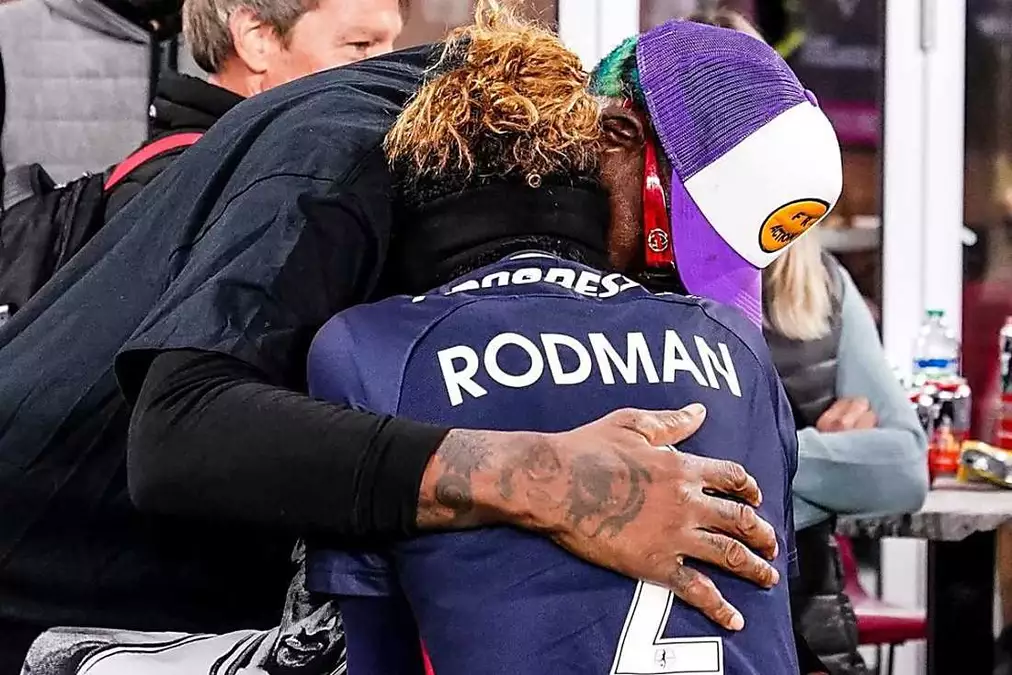 Dennis Rodman's Daughter Trinity Reflects On Her Father Coming To Her NWSL Game To Support Her: "I Was Shocked, Overwhelmed, Happy, Sad, Everything."