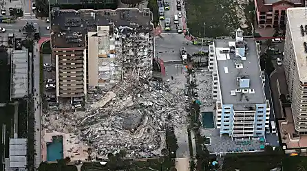 Joven narra cómo escapó del derrumbe en un edificio en el área de Miami