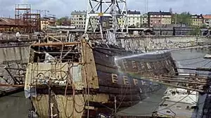 The 300-year-old ship raised from the seabed