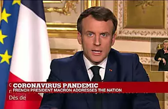 Macron announces 15-day lockdown in French 'war' on coronavirus