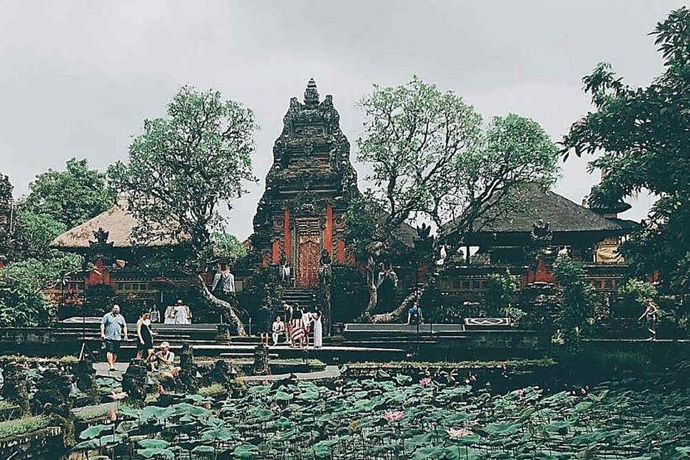 German female tourist arrested after stripping naked and gatecrashing Bali temple ceremony