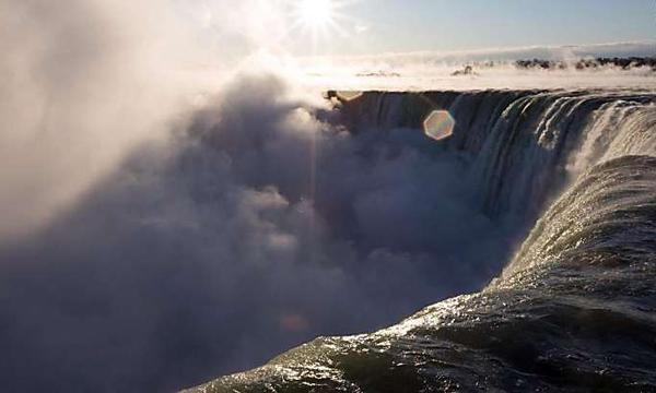 Man swept over Niagara Falls survives