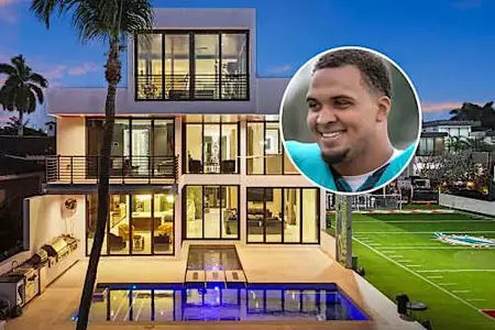 Ex-NFL Player Mike Pouncey Lists South Florida Home With a Waterfront Football Field Ex-NFL Player Mike Pouncey Lists South Florida Home With a Waterfront Football Field