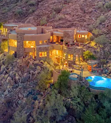 Arizona Mansion Built on the Highest Lot on Camelback Mountain Lists for $17 Million