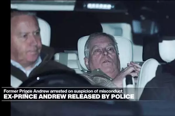 Η βρετανική αστυνομία ανακοίνωσε ότι ο πρώην πρίγκιπας Άντριου «αφέθηκε ελεύθερος υπό έρευνα»