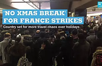 Christmas chaos: France set for more strikes over holidays