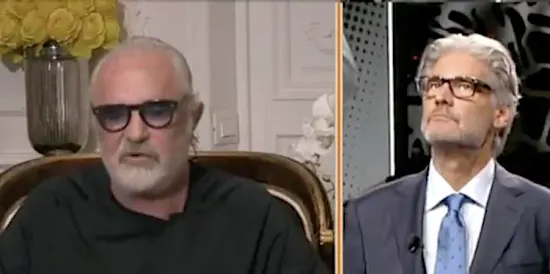 Ο Briatore "σιωπά" Galli: η επίθεση ζωντανά στην τηλεόραση