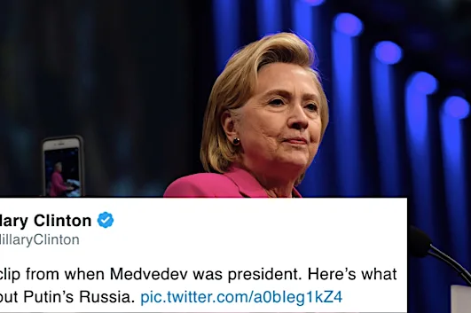 Hillary Clinton Responds To Trump's Tweet About Her Russia Comments & Sets The Record Straight