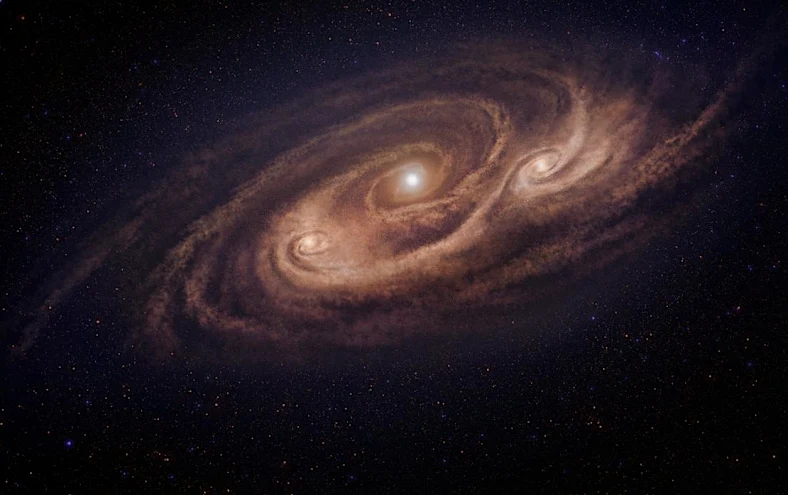 Observan una monstruosa galaxia imparable a 12.400 millones de años luz