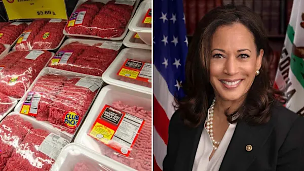 Η γερουσιαστής Kamala Harris λέει ότι το κρέας καταστρέφει τον πλανήτη