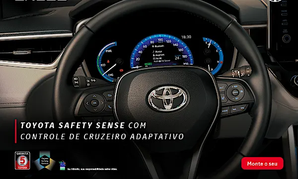Novo Corolla Cross. Conheça o SUV que você estava esperando.