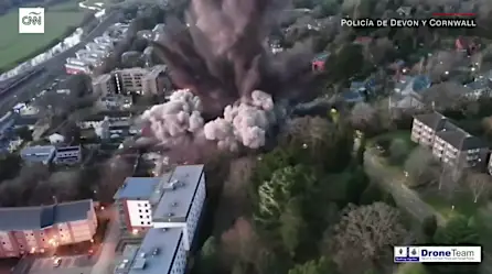 Mira cómo explotó una bomba de la Segunda Guerra Mundial 80 años después de haber sido arrojada | Video