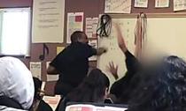 California teacher caught on camera punching 14-year-old boy