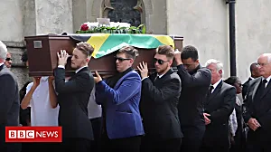 Hundreds gather for stab victim's funeral