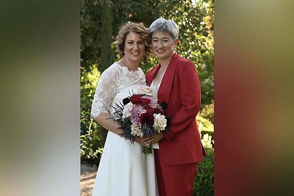 Australian Foreign Minister Penny Wong marries long-time partner