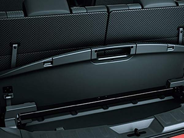 大容量ラゲッジでキャンプの準備は万端!