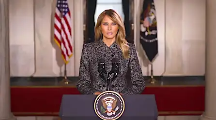 ¿De qué habló Melania Trump en su mensaje de despedida?