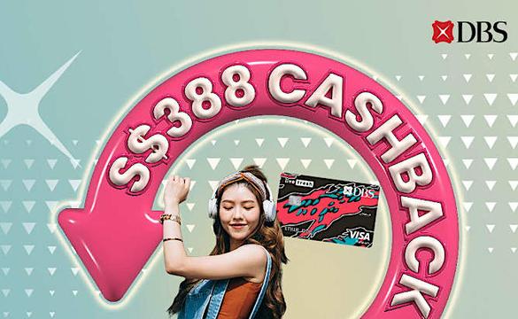 Apply for the DBS Live Fresh Card with Promo Code ‘388CASH’ by 31 July 2024