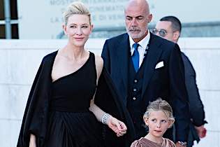 Cate Blanchett’s Rarely Seen Daughter Edith, 7, Is Pretty As Mom’s Date At Venice Film Fest