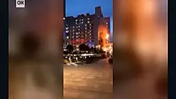 Un impactante vídeo capta la explosión de un dron en Rusia | Video