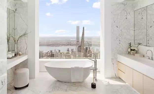 Condo on the 94th Floor of Iconic Supertall 432 Park Avenue Catches Views Across New York City