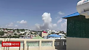 Aftermath of Mogadishu explosion