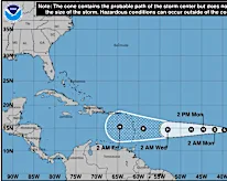 Isaac, con trayectoria peligrosa hacia el Caribe; RD le presta “especial atención”