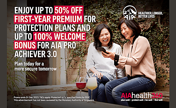 Enjoy optimal health and financial security with AIA