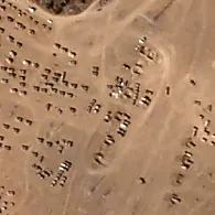 Satellite images reveal 400 vehicles in Israel near northern Gaza