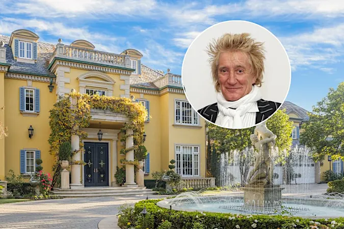 Rod Stewart Raises the Price of His Los Angeles Megamansion to $80 Million