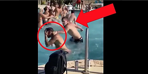 Το Massive Pool Brawl ξεσπά σε τρελό βίντεο