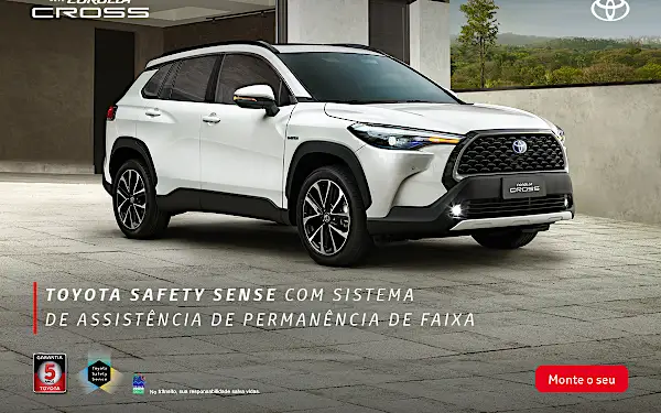 Novo Corolla Cross. Conheça o SUV que você estava esperando.