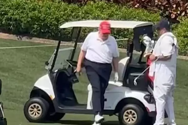 Donald Trump's Golf Footage Sparks Curiosity About His Legs