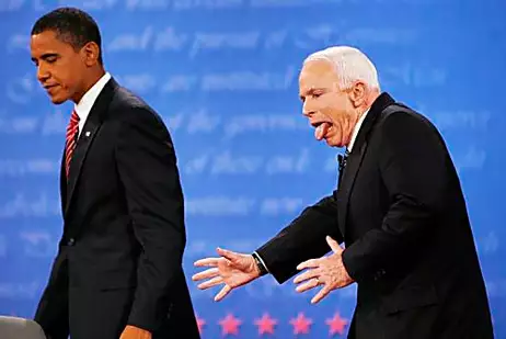 Αόρατες φωτογραφίες του υποψηφίου Ρεπουμπλικανικού Προέδρου και USSenator, John McCain - Φωτογραφίες