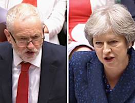 PMQs: Commons ERUPTS after Theresa May's DEVASTATING one-word response to Corbyn