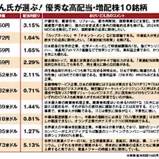 配当金だけで年間240万円の「じぶん年金」がある投資家・おけいどん氏が注目する「最新の高配当株・増配株10銘柄」