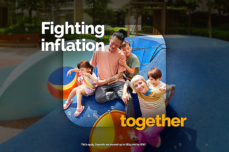 Inflation-proof your savings with increased rates on POSB Multiplier. T&Cs apply.