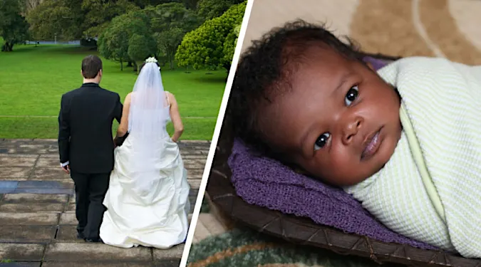 [Gallery] Bride Gives Birth At Her Wedding - Groom Throws Away Ring After Seeing The Babys Face
