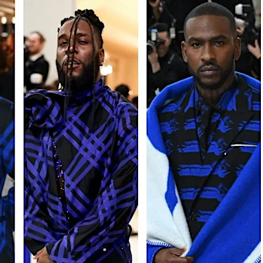 Burna Boy and 3 others wear similar outfits to the 2023 Met Gala