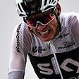 Chris Froome accosted by policeman on descent