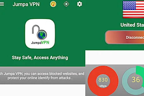 Jumpa VPN - Μείνετε ασφαλείς, έχετε πρόσβαση σε οτιδήποτε - Εφαρμογές στο Google Play