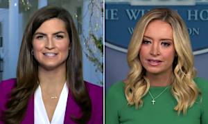 Hear Kayleigh McEnany's reason for not taking a question from CNN's Kaitlan Collins