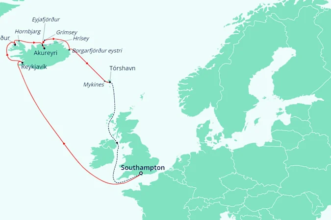 Explore the Stunning Iceland Cruise from the UK