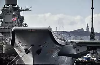 Russia's only aircraft carrier damaged as floating dock sinks