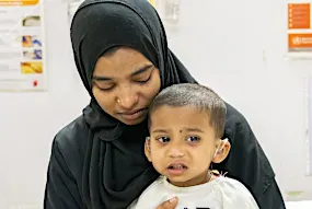 She can't hear a single sound, please support her treatment