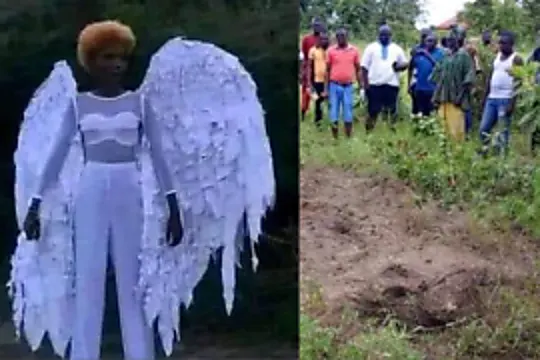 Female Angel Allegedly spotted in Kasoa, Ghana