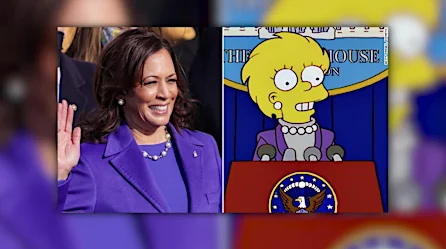 ¿Anticiparon “Los Simpson” el vestuario de Kamala Harris en la toma de posesión? | Video
